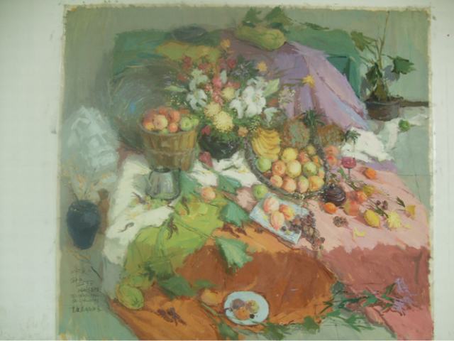 色彩作品《水果》